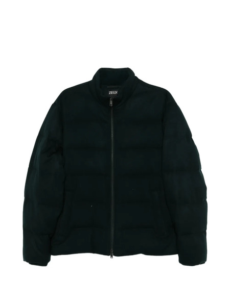  Zegna Zip-fastening Long-sleeve Jacket - Green 