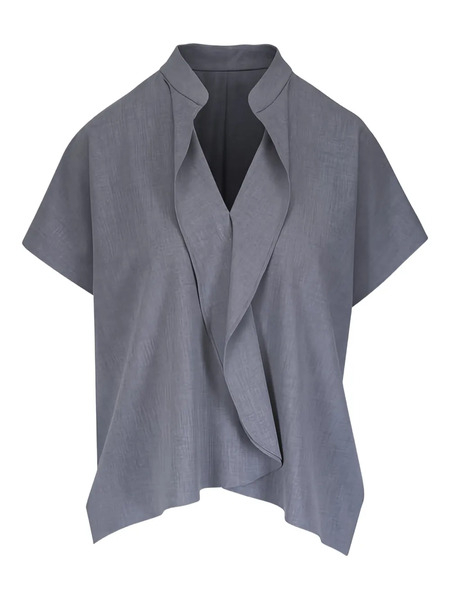  Zero + Maria Cornejo Draped Top - Grey 