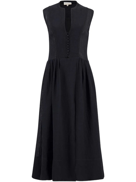  Zeus+dione Fermeli Midi Dress - Black 