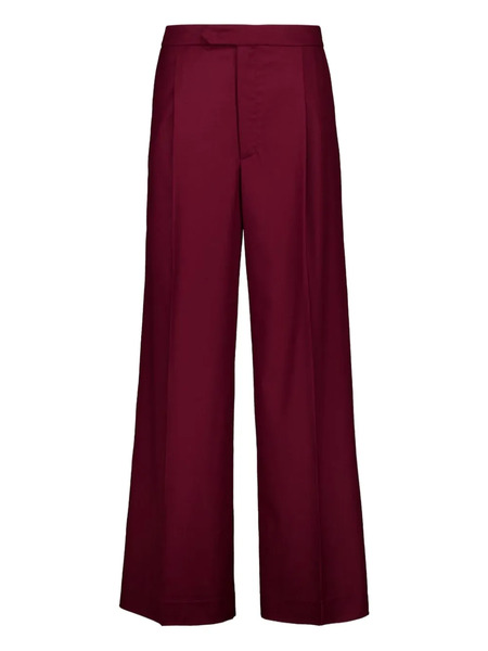  Zeus+dione Fractal Wool Trousers - Red 