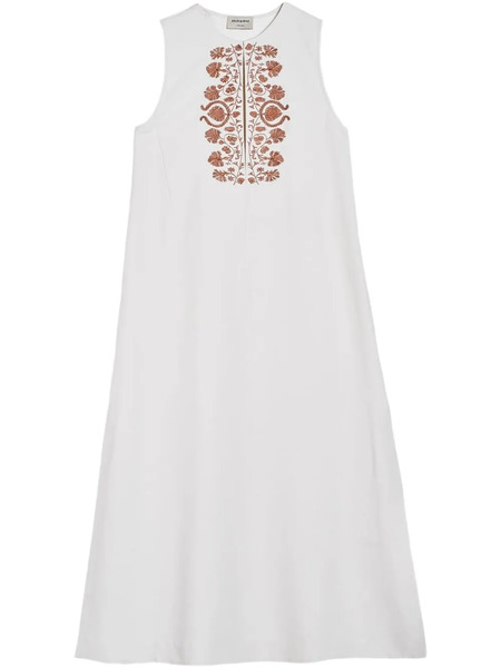 Zeus+dione Peony Silk Dress - Neutrals 