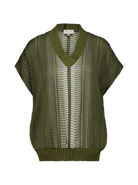  Zeus+dione V-neck Sleeveless Vest - Green 