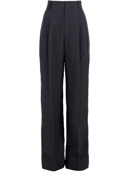  Zeus+dione Wide-leg Trousers - Black 