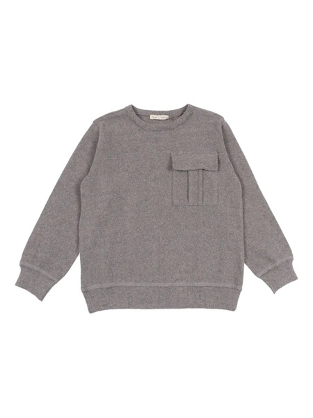 Zhoe & Tobiah Chest-pocket Sweatshirt - Grey 