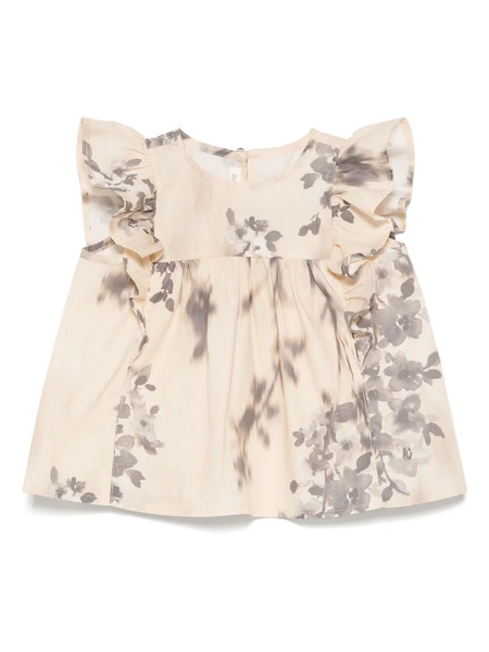  Zhoe & Tobiah Cotton Blouse - Neutrals 
