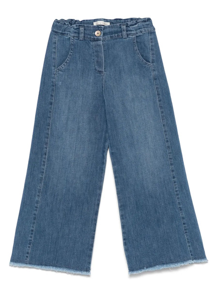  Zhoe & Tobiah Elasticated-waist Jeans - Blue 
