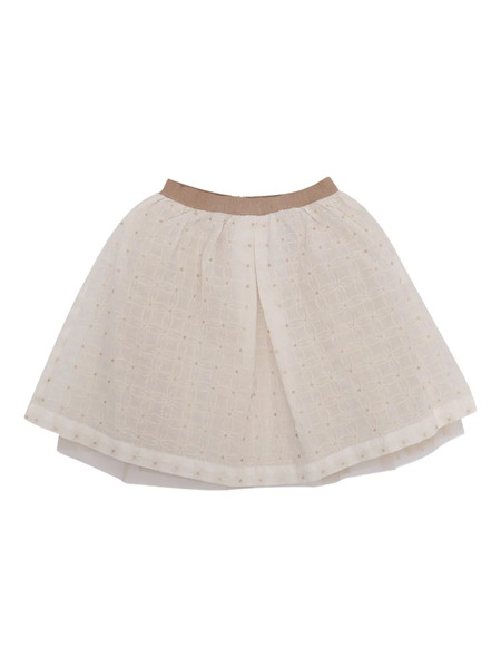  Zhoe & Tobiah Embroidered Skirt - Neutrals 