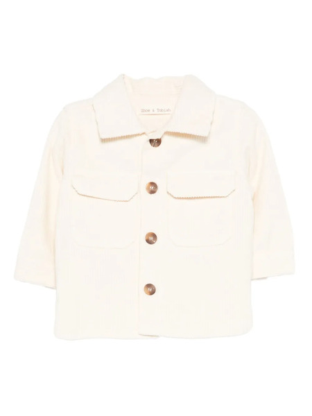  Zhoe & Tobiah Pocket Buttoned Top - Neutrals 