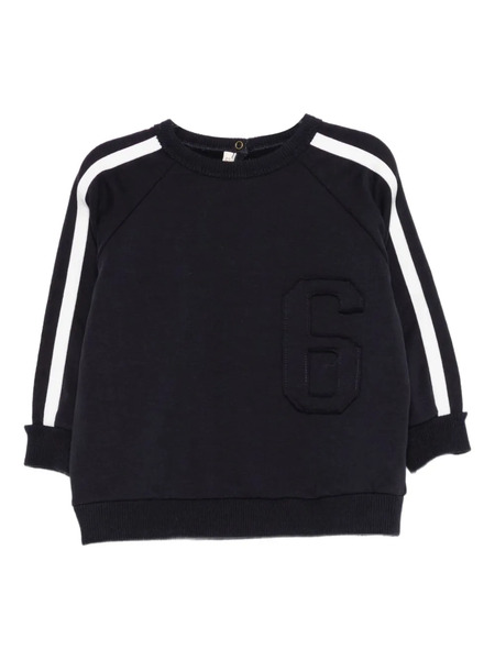  Zhoe & Tobiah Stripe-detail Sweatshirt - Blue 