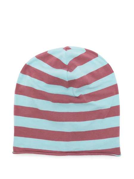  Zhoe & Tobiah Striped Beanie Hat - Blue 