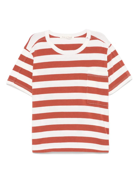  Zhoe & Tobiah Striped T-shirt - Brown 