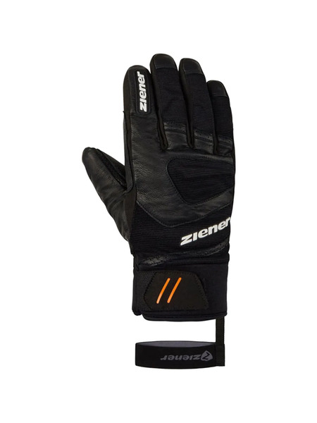  Ziener Ganiel-z Strap Gloves - Black 