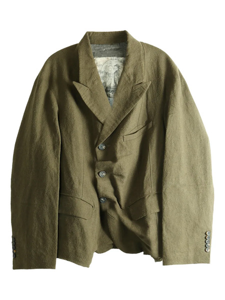  Ziggy Chen Button-down Blazer - Green 