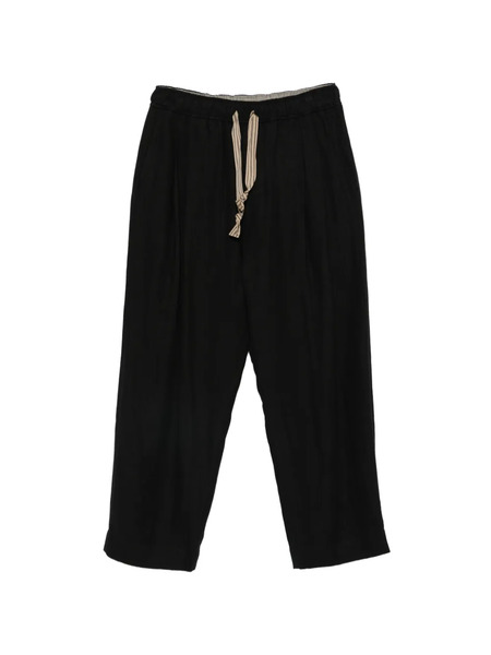  Ziggy Chen Drawstring-fastening Trousers - Black 