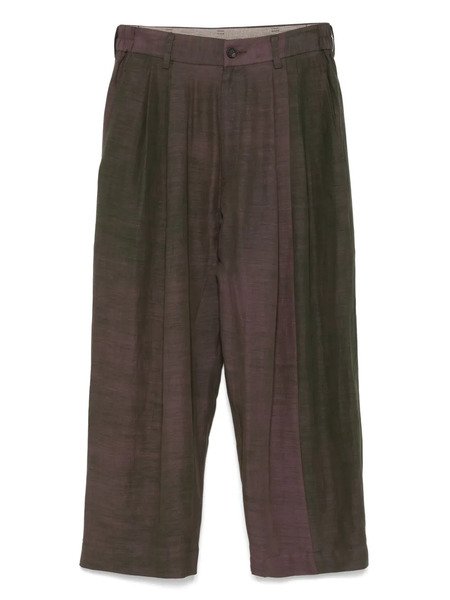  Ziggy Chen Pleated Trousers - Green 