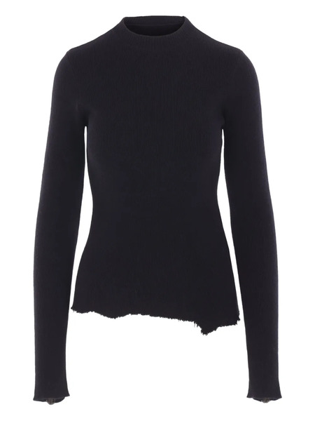  Ziggy Chen Ribbed Sweater - Black 