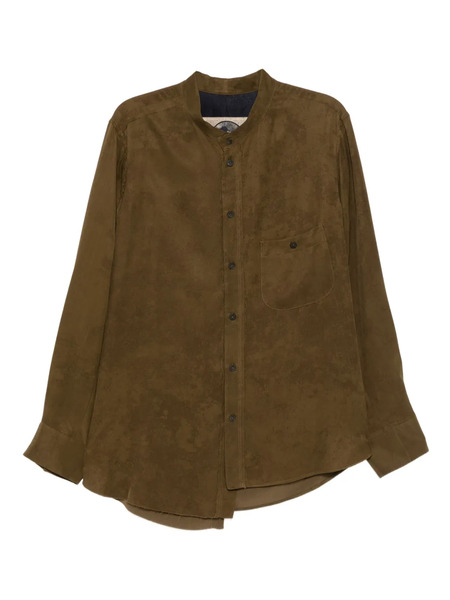  Ziggy Chen Silk Shirt - Green 