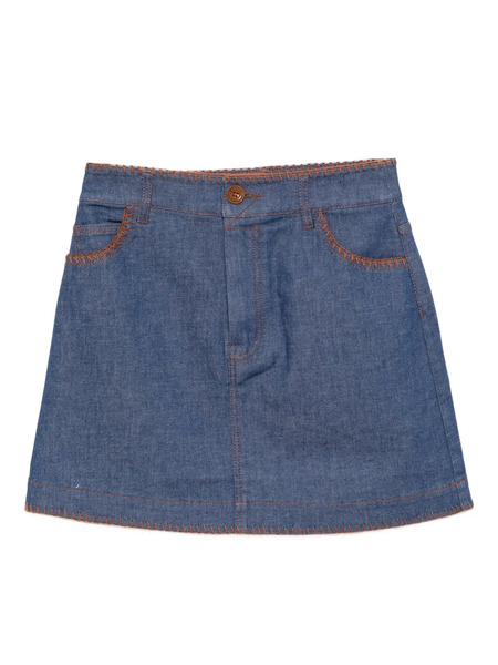 Zimmermann Ascension Denim Miniskirt - Blue 