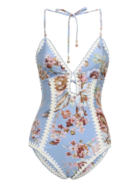  Zimmermann Awaken Swimsuit - Blue 