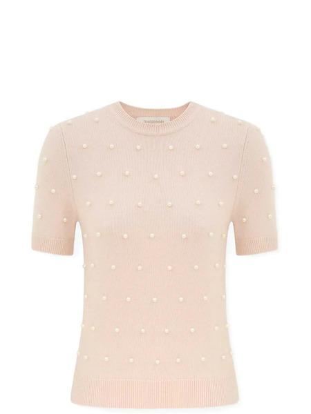  Zimmermann Beaded Sweater - Neutrals 