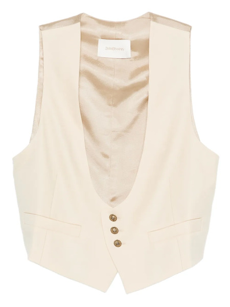  Zimmermann Buttoned Gilet - Neutrals 