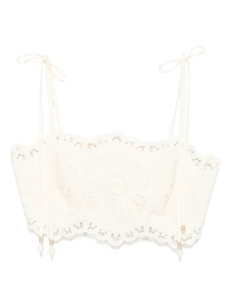  Zimmermann Cropped Top - Neutrals 