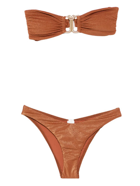  Zimmermann Daylight Metallic Bikini - Brown 