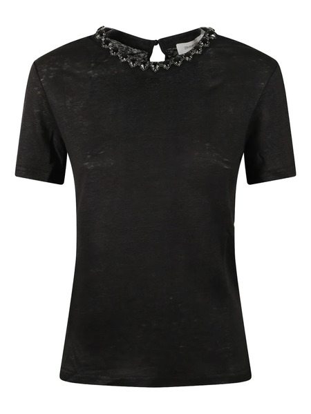  Zimmermann Embellished T-shirt - Black 