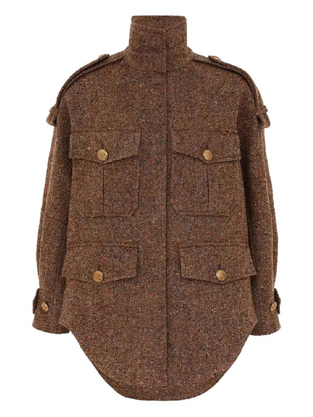  Zimmermann Epaulettes Jacket - Brown 