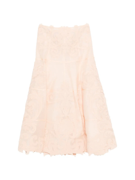  Zimmermann Floral-pattern Midi Skirt - Pink 