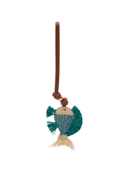  Zimmermann Fringed Fish Charm Hair Accessories - Blue 