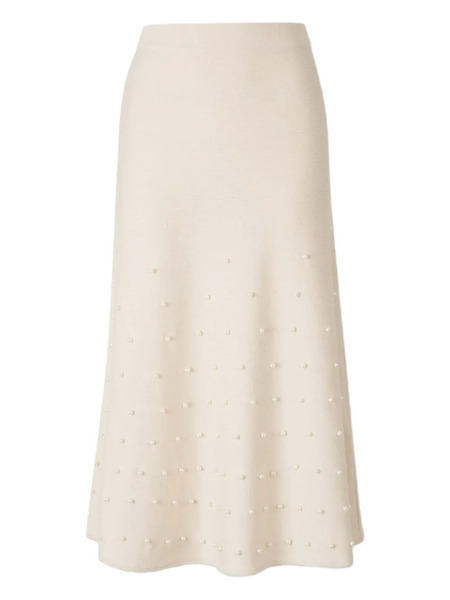  Zimmermann Hypnotic Beaded Midi Skirt - Neutrals 