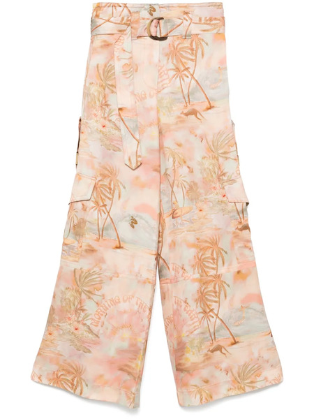  Zimmermann Illuminate Cargo Pants - Orange 