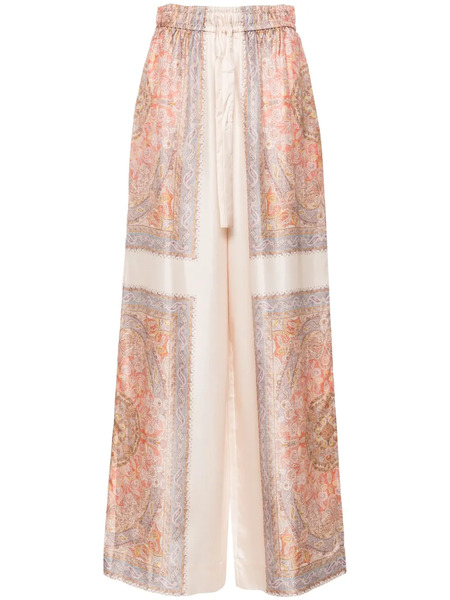  Zimmermann Illustration Track Pants - Neutrals 