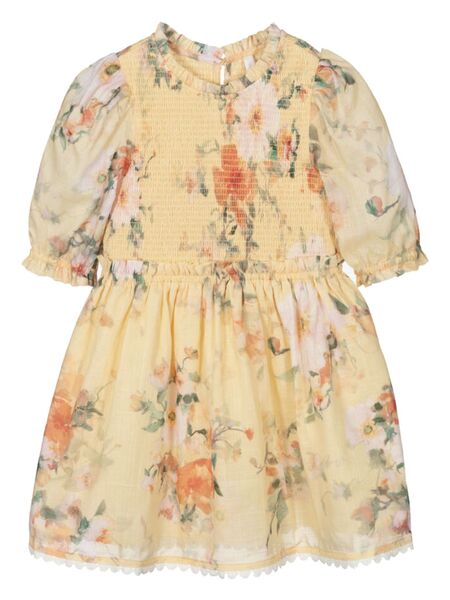  Zimmermann Kids Everley Dress - Yellow 