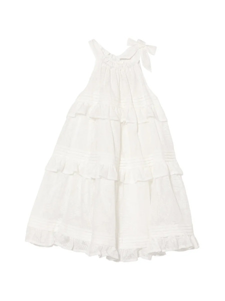  Zimmermann Kids Patience Midi Dress - Neutrals 