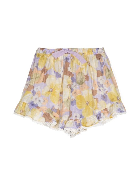  Zimmermann Kids Pop Shorts - Yellow 