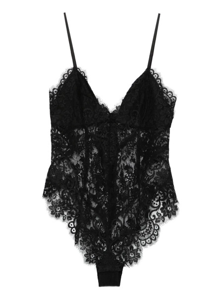  Zimmermann Lace Teddy Bodysuit - Black 