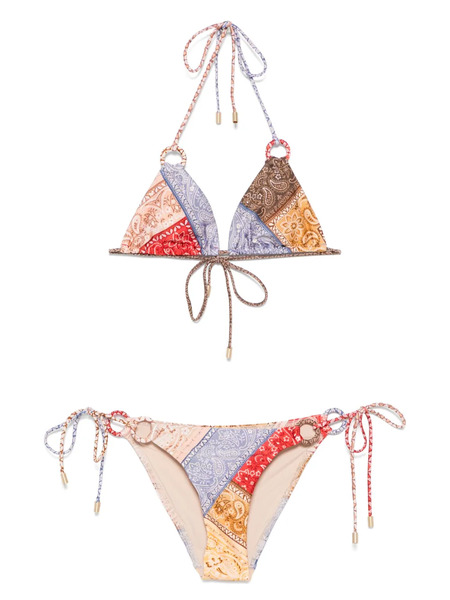  Zimmermann Lucky Ring Bikini - Brown 