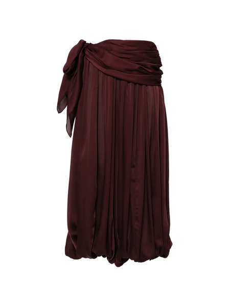  Zimmermann Luna Draped Harem Trousers - Brown 