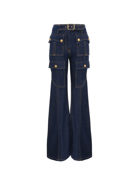  Zimmermann Luna Flared Jeans - Blue 