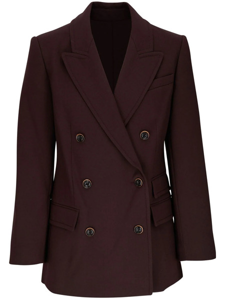  Zimmermann Notched-lapels Double-breasted Blazer - Brown 
