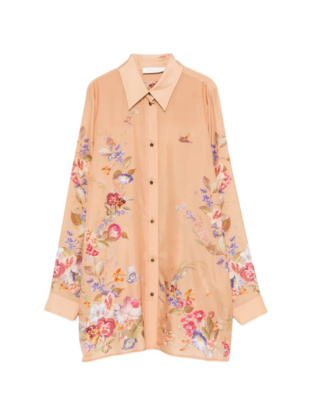  Zimmermann Patience Floral Shirt - Neutrals 