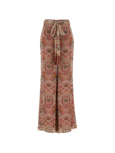  Zimmermann Printed Wide-leg Trousers - Red 