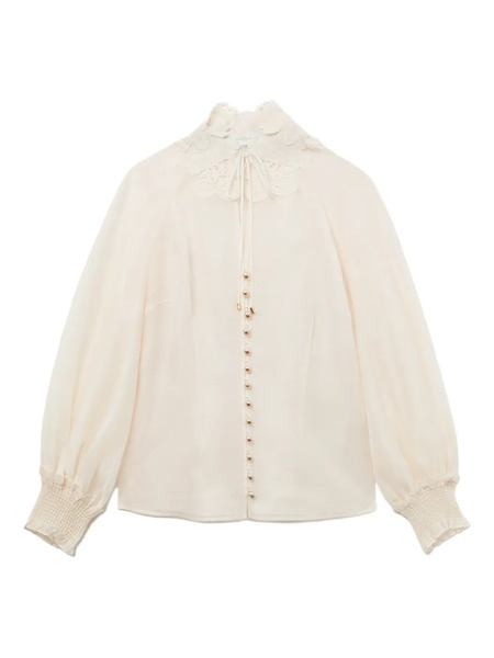  Zimmermann Rebellion Blouse - Neutrals 