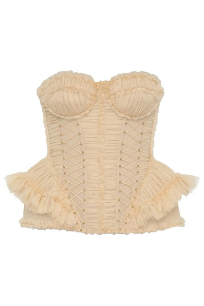  Zimmermann Rebellion Frayed Top - Neutrals 