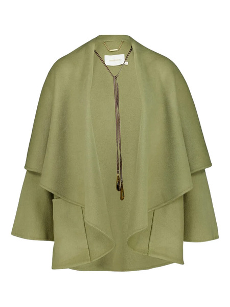  Zimmermann Rebellion Wool Cape - Green 