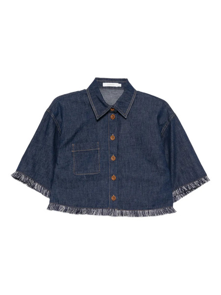  Zimmermann Rhiannon Denim Shirt - Blue 