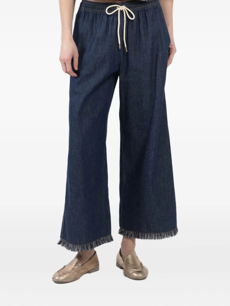  Zimmermann Rhiannon Frayed-hem Jeans - Blue 
