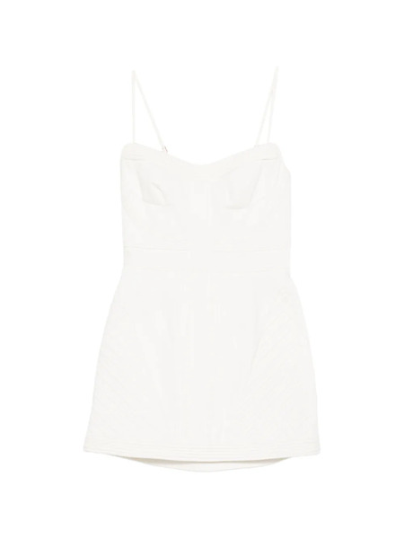  Zimmermann Strap Structured Dress - White 